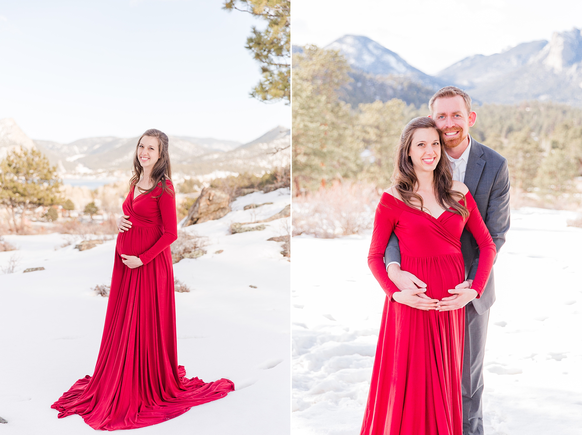 couple at Northern Colorado maternity session