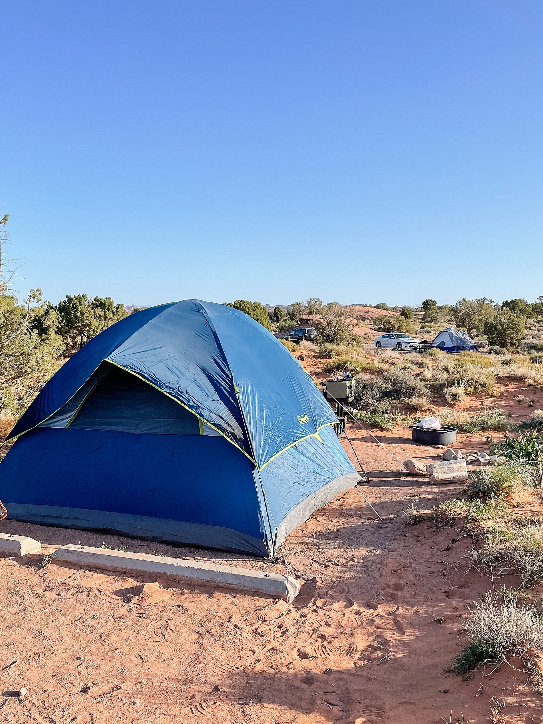 Moab Utah family vacation campsite