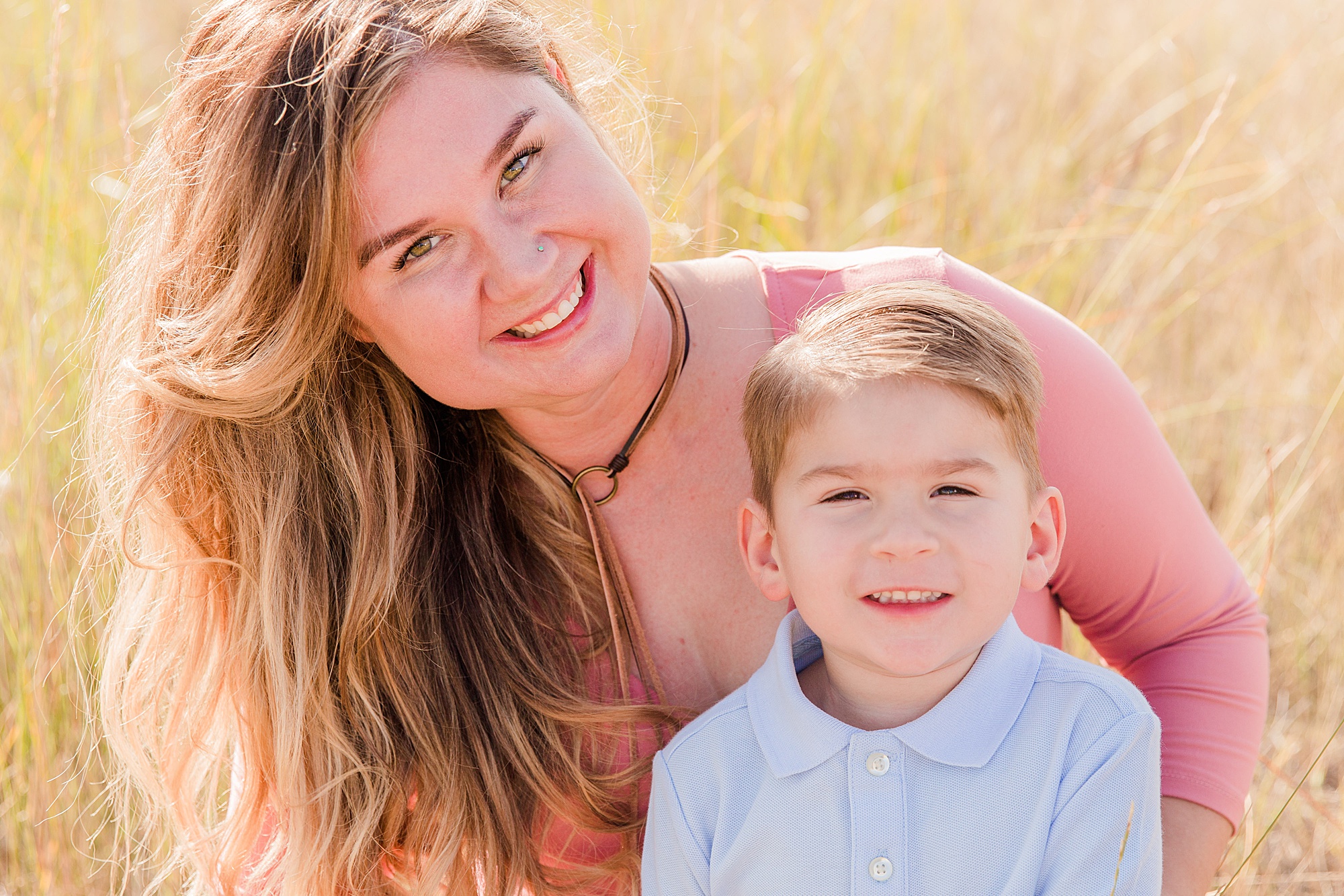 mother and son during Fall Family Mini Sessions in Longmont Colorado