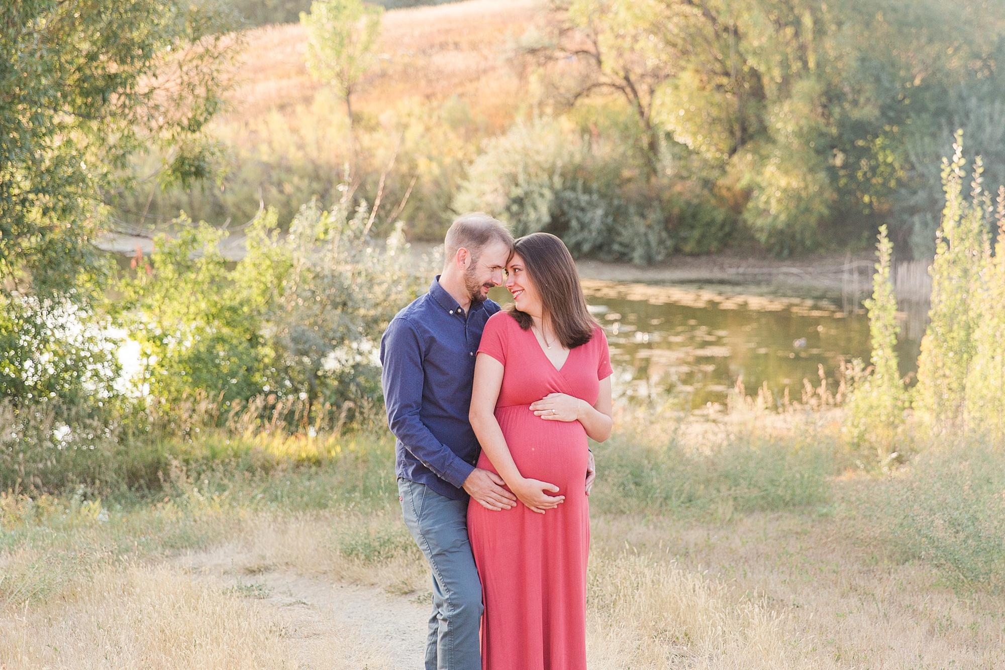 Majestic View Park in Arvada, Colorado Maternity Session of expecting couple