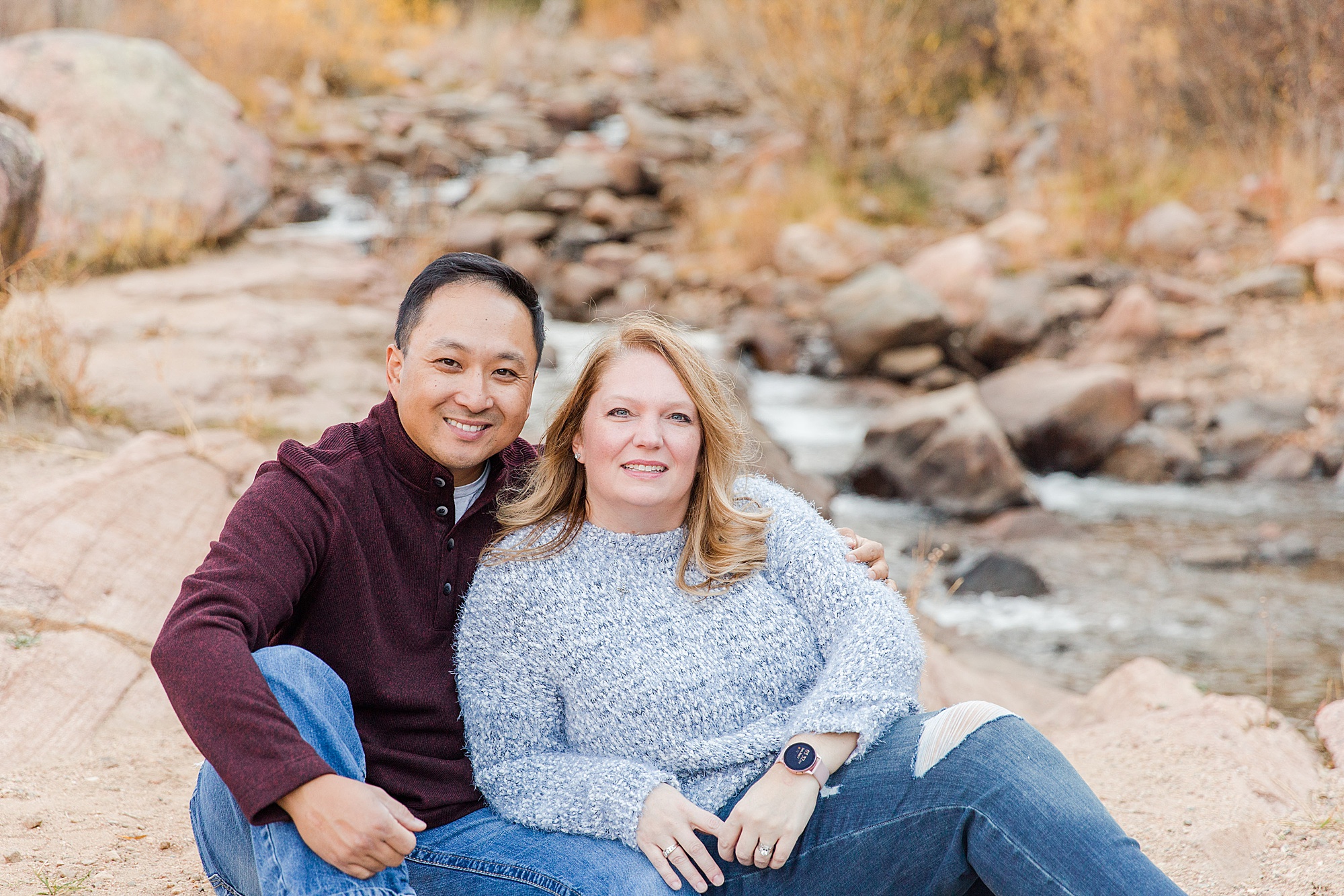 couple at Buckingham Park Family Session in Boulder, CO