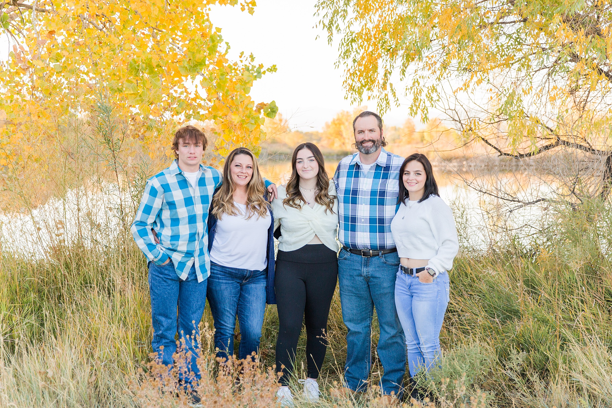 Golden Ponds Fall Family Portraits | Longmont, CO Family Photographer