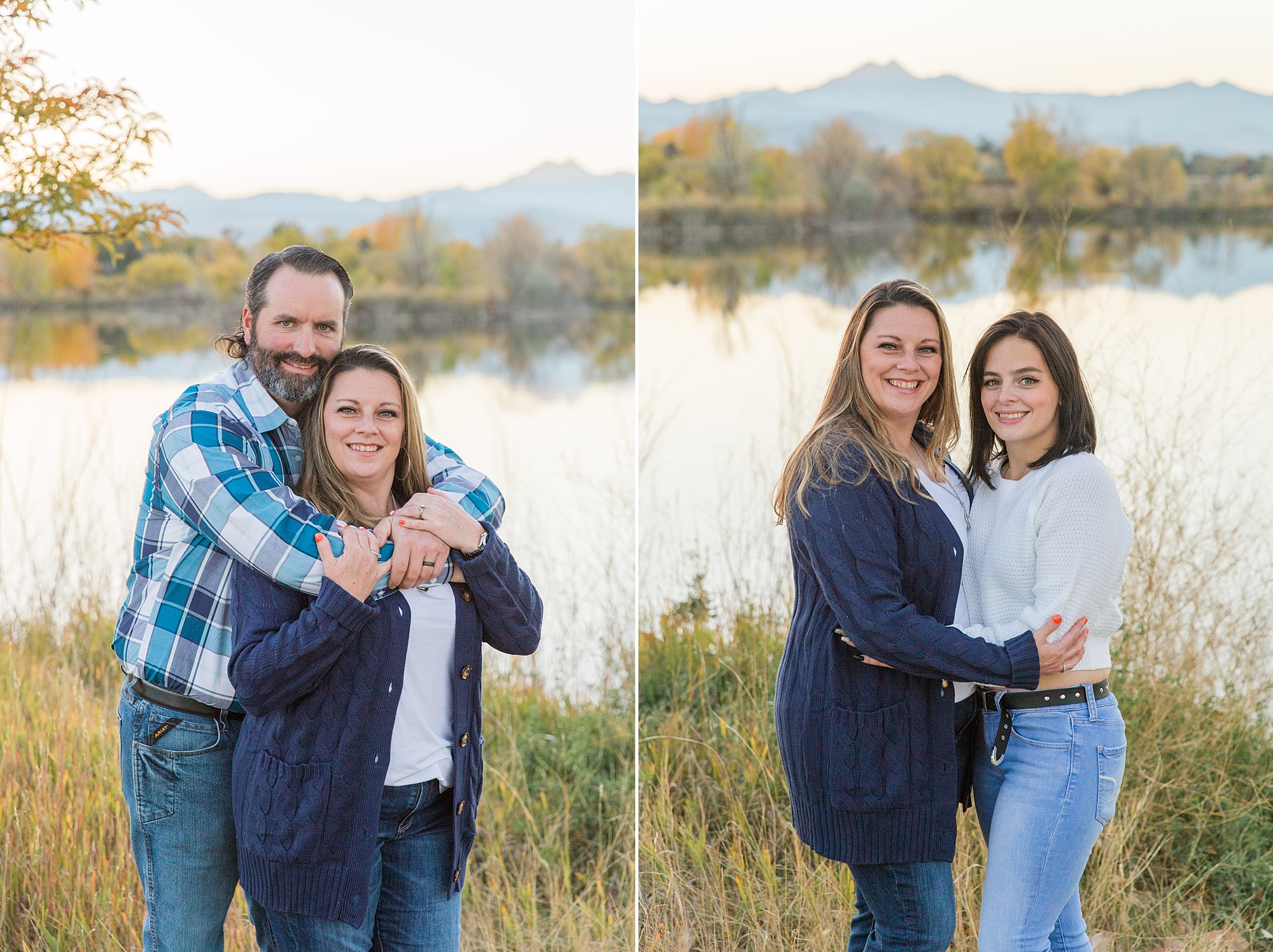 Golden Ponds Fall Family Portraits by Longmont, CO Family Photographer