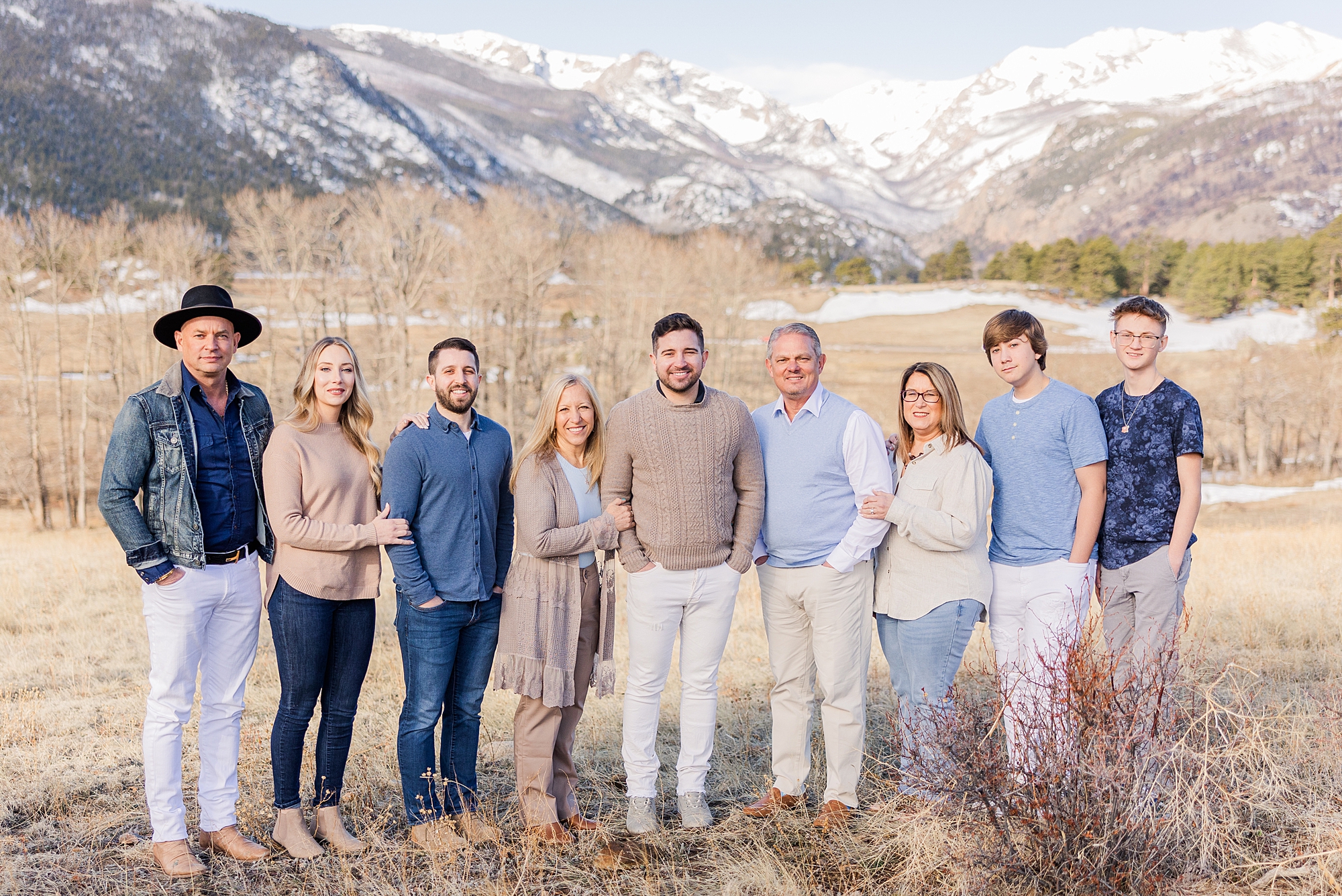 Moraine Park in Rocky Mountain National Park Family session