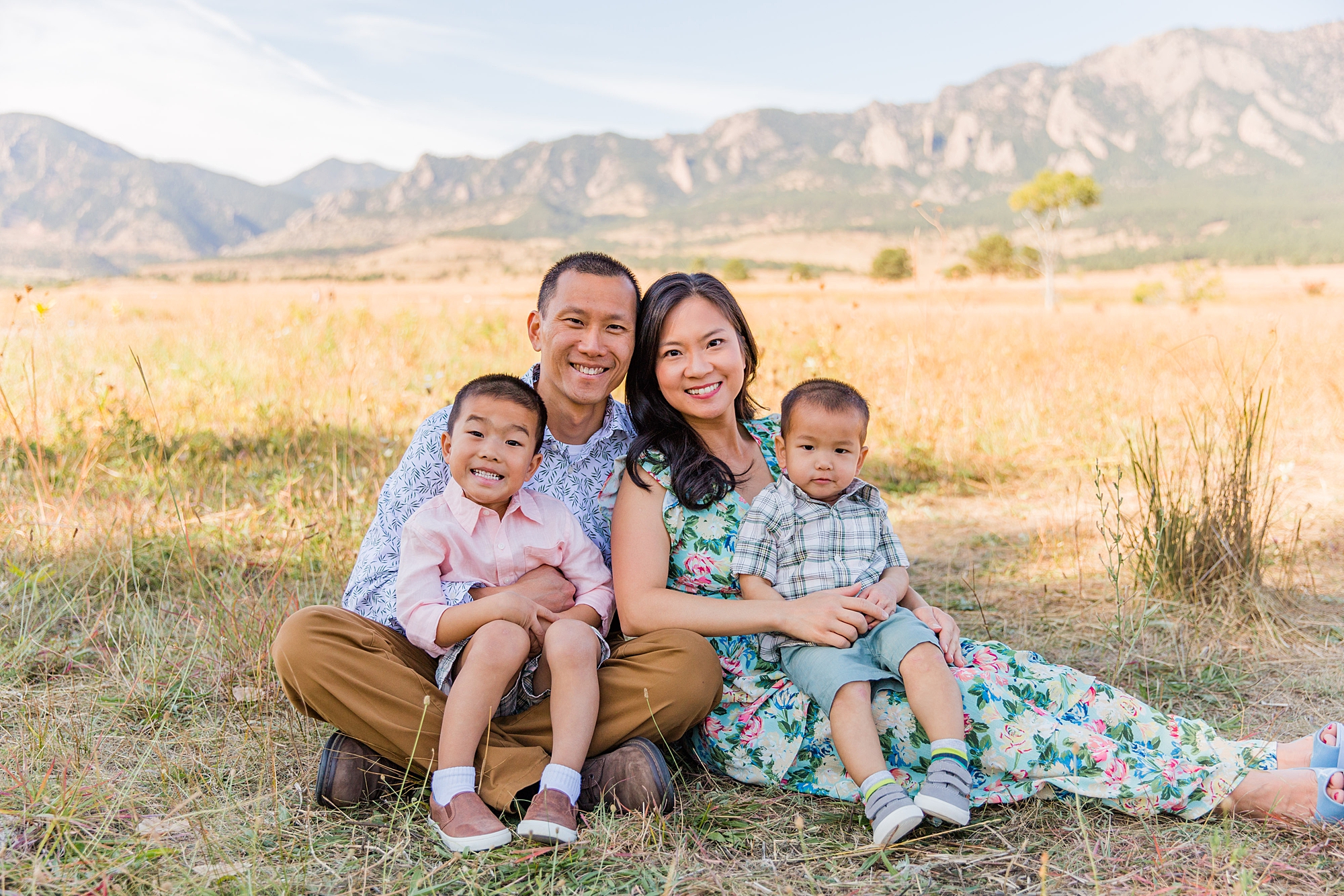 family photo session by Northern Colorado family photographer Catherine Chamberlain