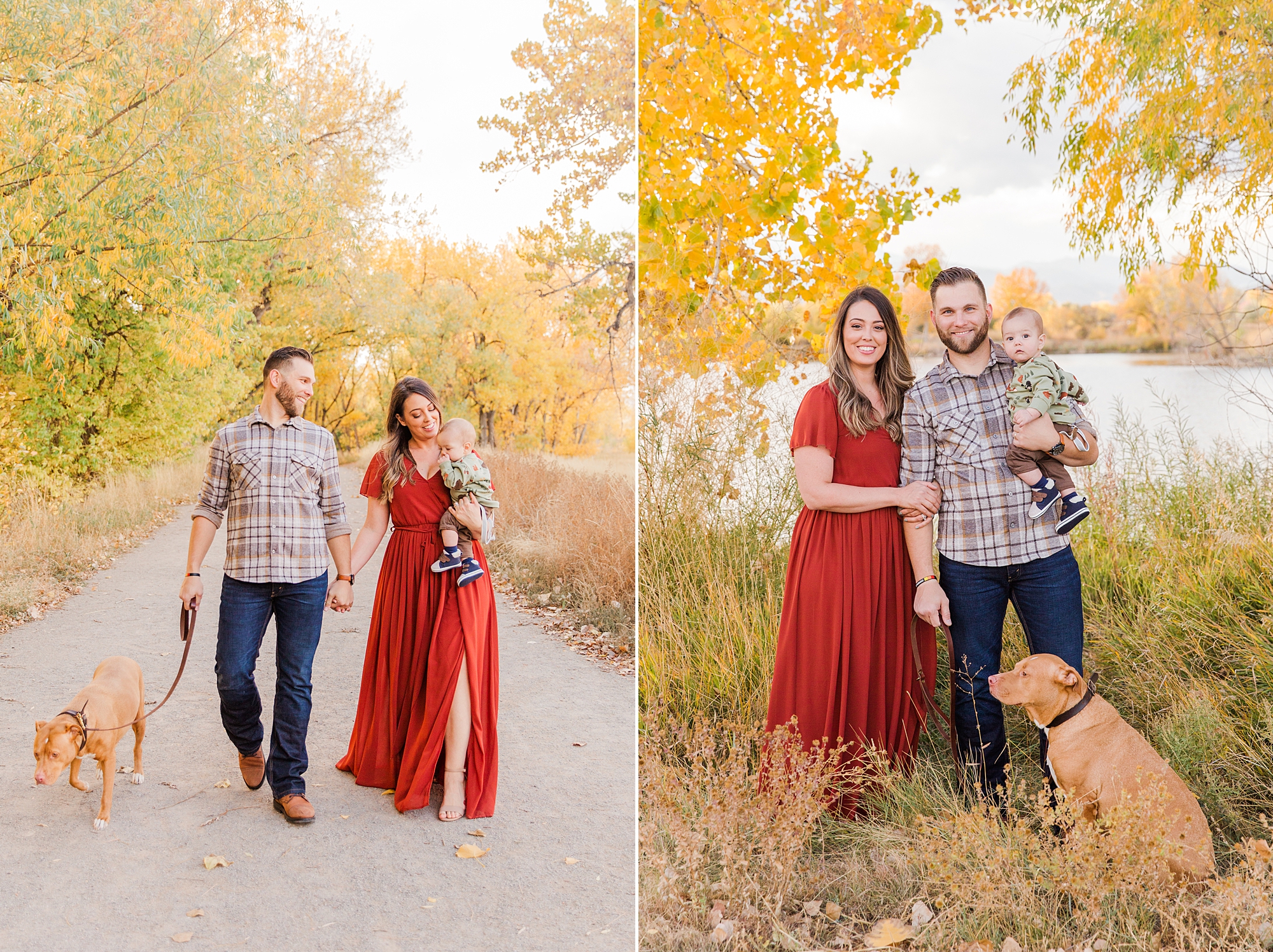 fall family photos at Golden Ponds by Northern Colorado photographer Catherine Chamberlain