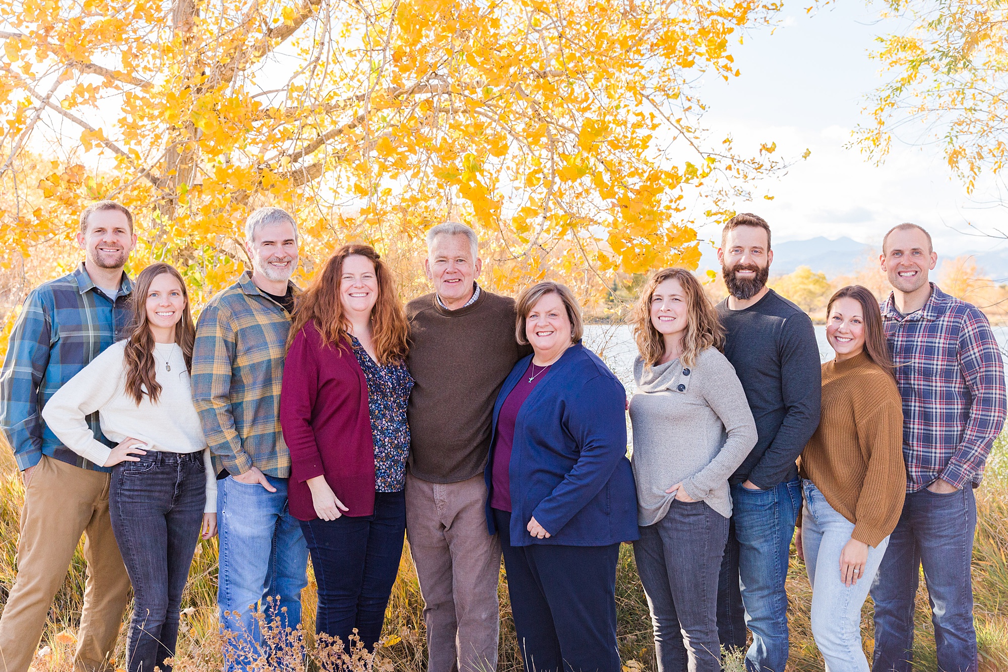 Fall Extended Family Session by CO family photographer Catherine Chamberlain Photography