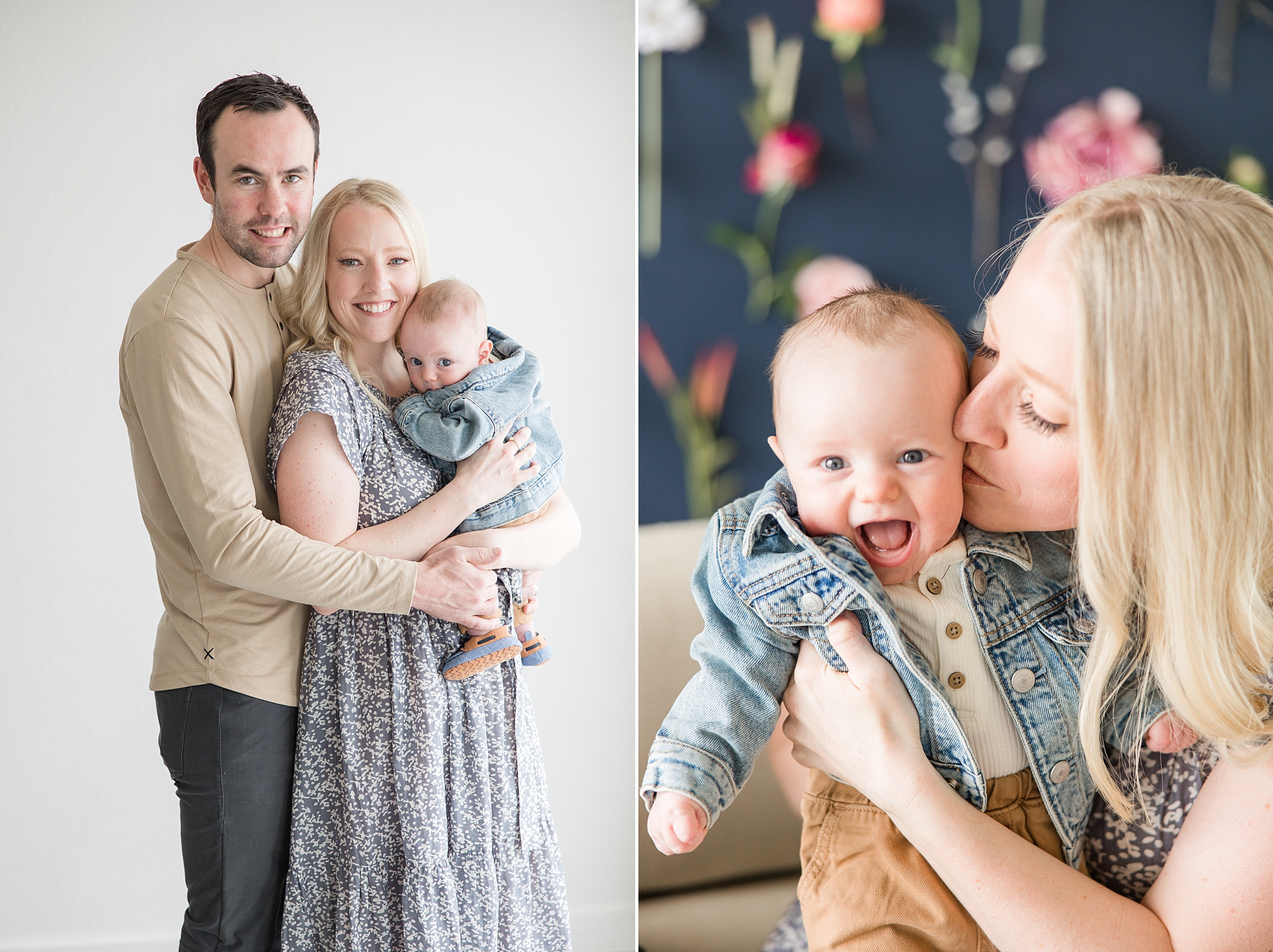 family portraits at Sugarhill studio by Northern CO family photographer Catherine Chamberlain