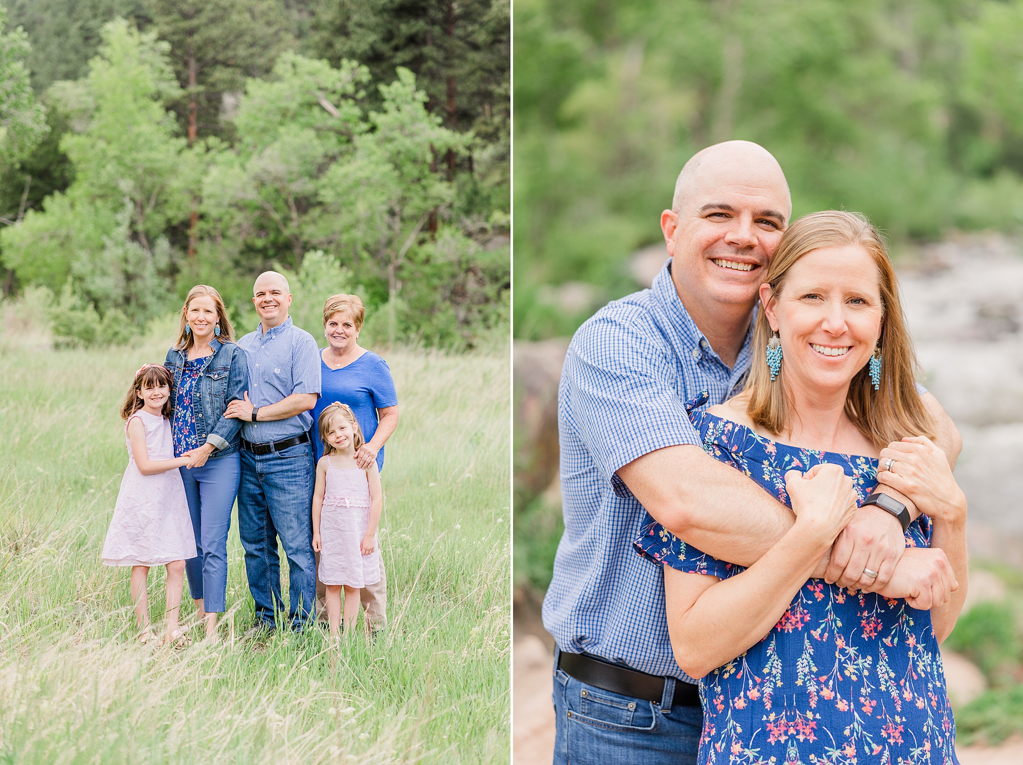 husband and wife during Buckingham Park Family Sessions in Boulder, CO