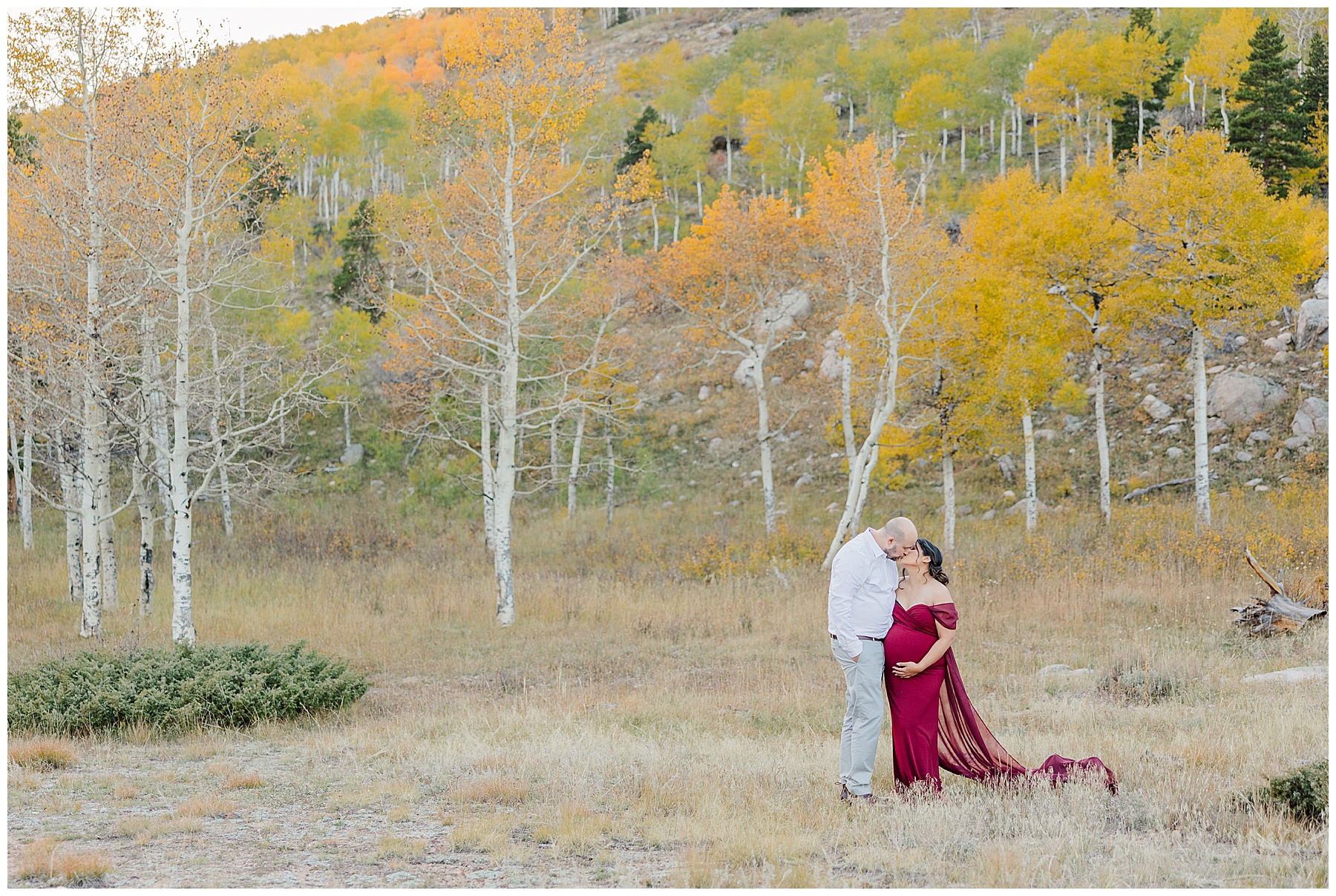 Maternity session in Rocky Mountain National Park