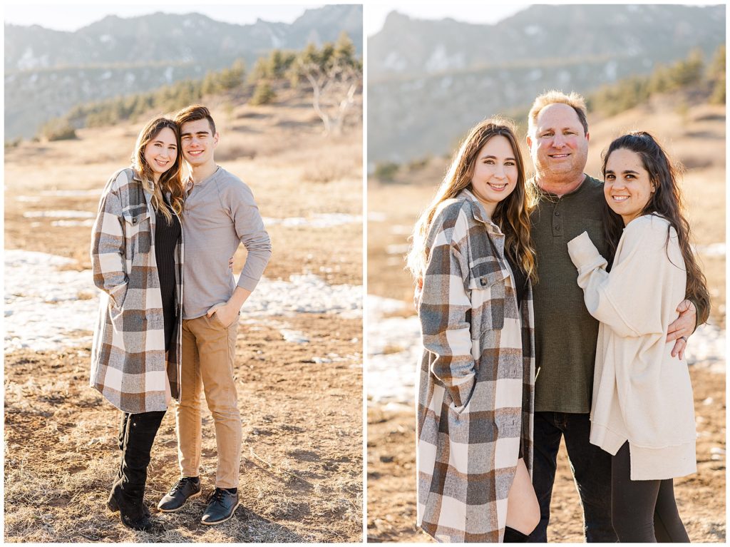 siblings pose for Cohen Extended Family Session in Northern CO