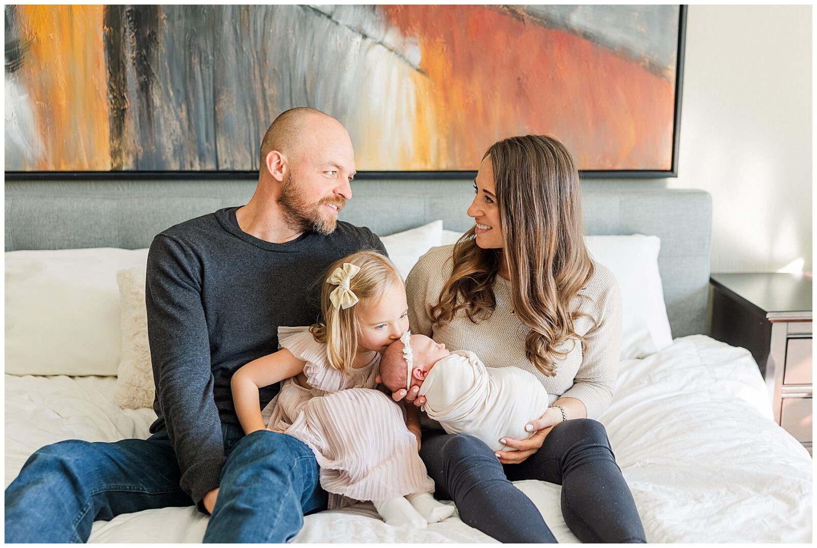 Denver Indoor Newborn Session Rademacher Family
