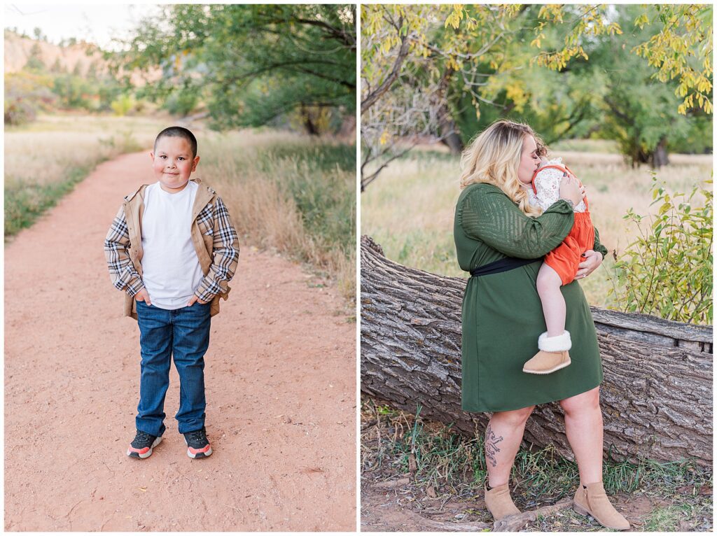 Mother and child hug and cuddle during a light and airy family session with Catherine Chamberlain Photography