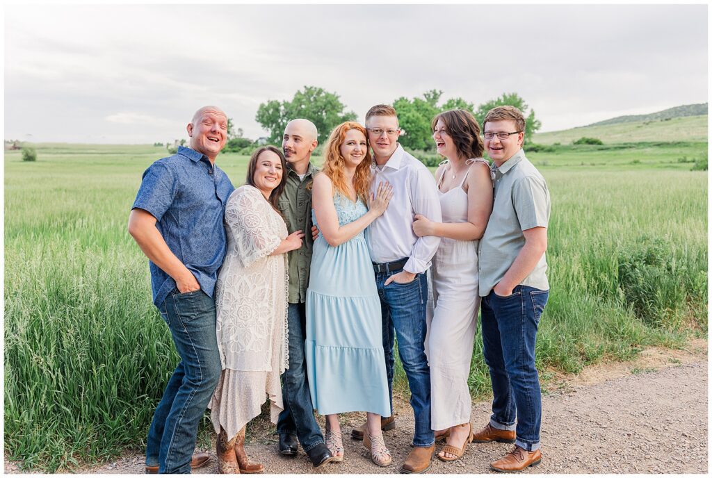 Extended family captured by family photographer Catherine Chamberlain