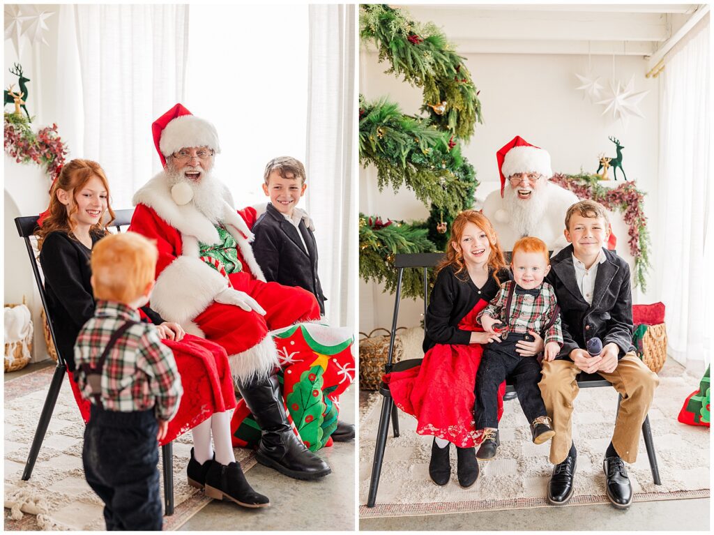 Family photographer captures Santa photos