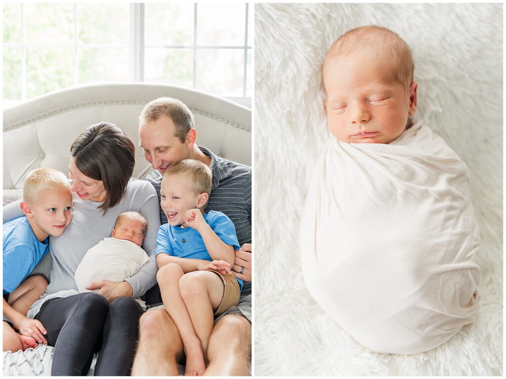 Family of five welcome their baby in Thornton, CO