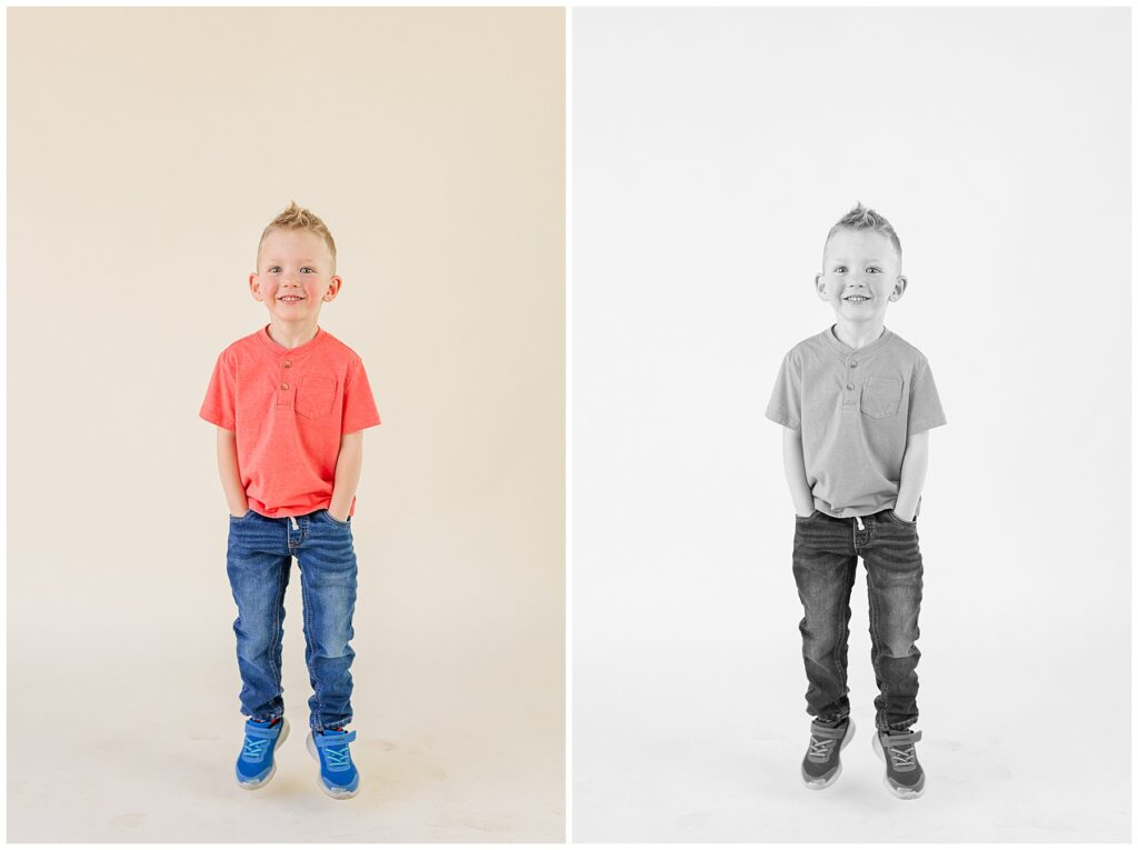 Personality portraits at Sugarhill Studio at Longmont, Colorado taken by light and airy family photographer Catherine Chamberlain