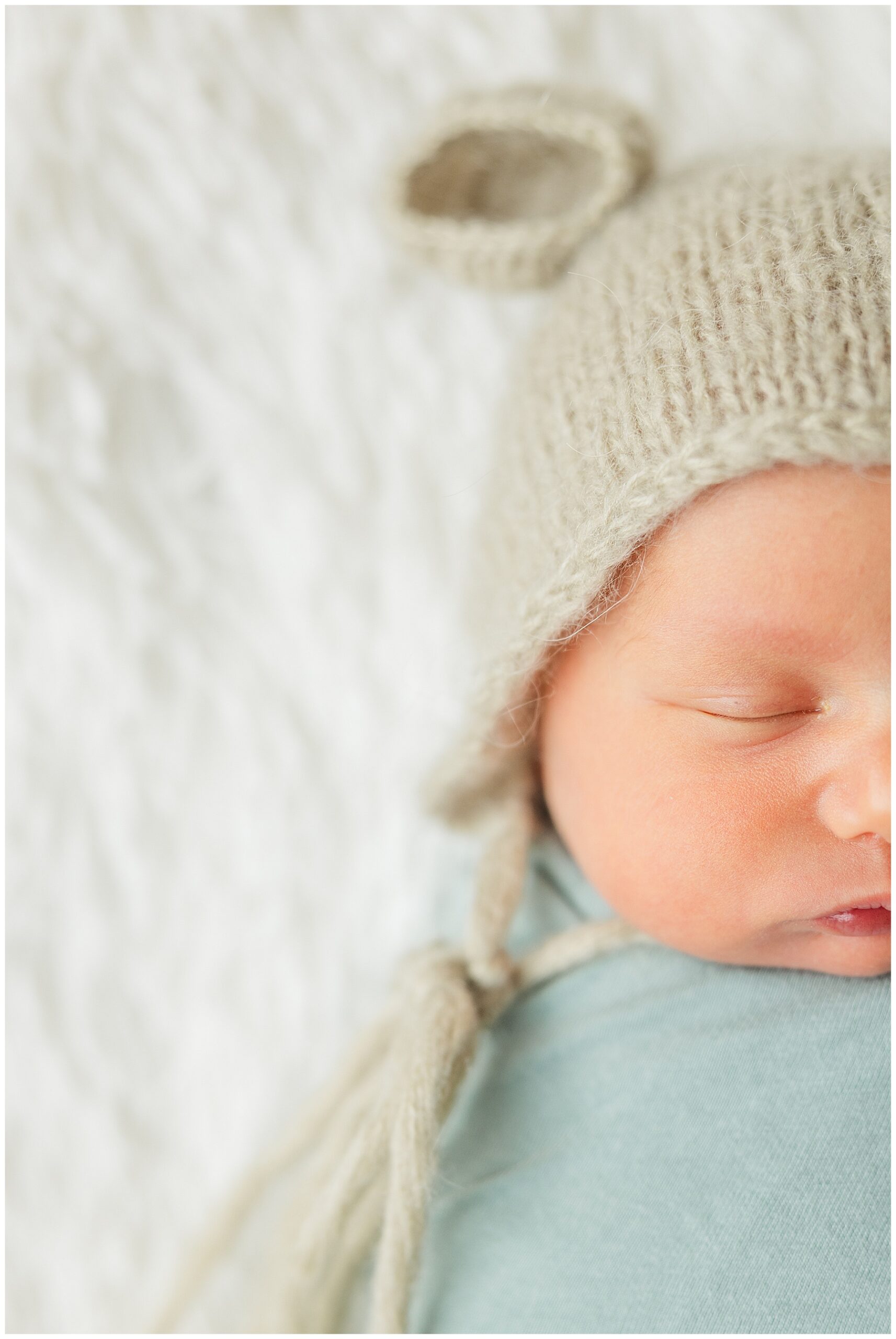 In-home newborn session with family photographer Catherine Chamberlain of northern Colorado