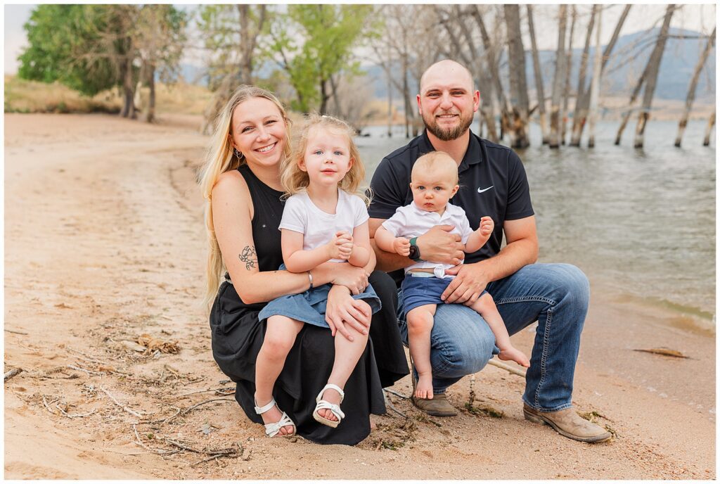 outdoor light and airy water session with family photographer Catherine Chamberlain Photography located in Longmont, Colorado