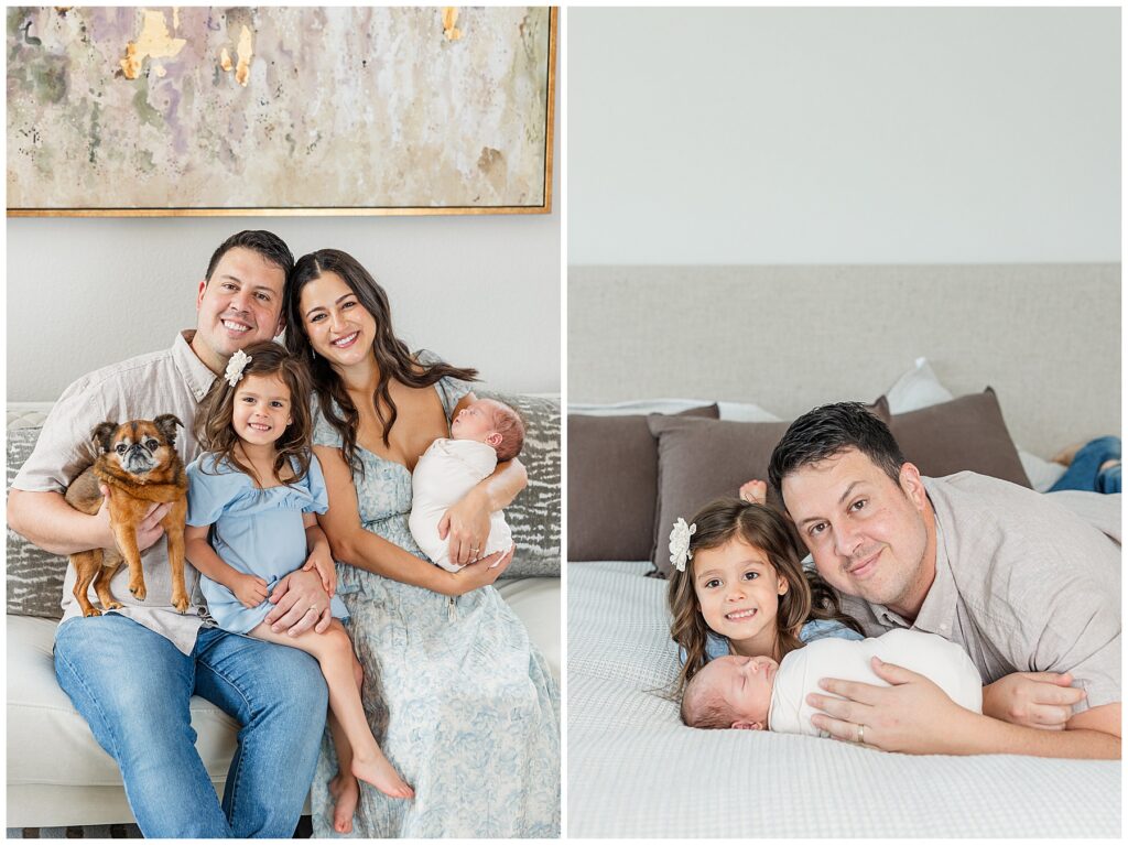 Creating Lasting Memories: Working with Parents & Siblings at a Newborn Session in Colorado