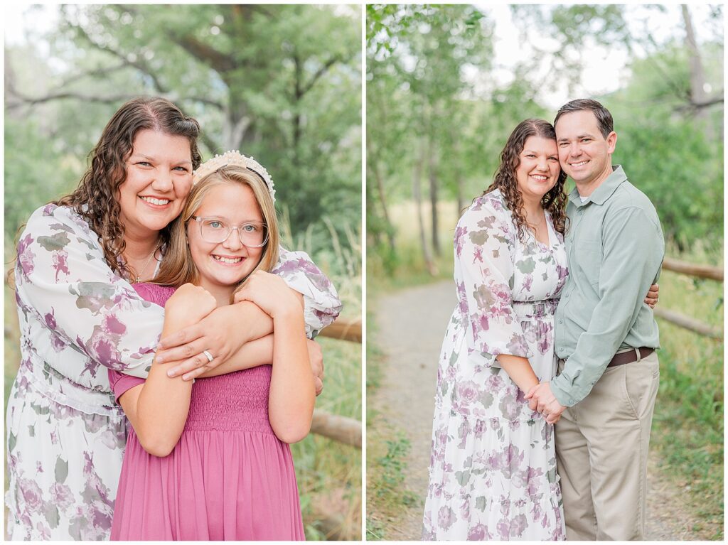 outdoor family session with family photographer Catherine Chamberlain Photography based in Longmont, Colorado