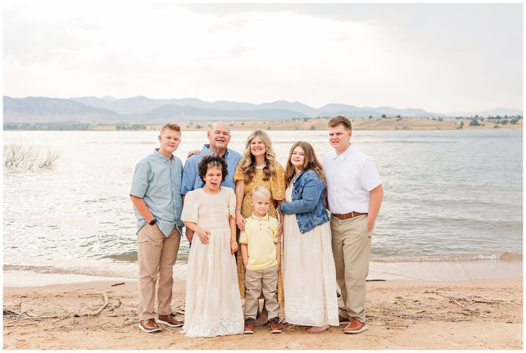 outdoor family session is Denver Colorado with light and airy family photographer Catherine Chamberlain Photography