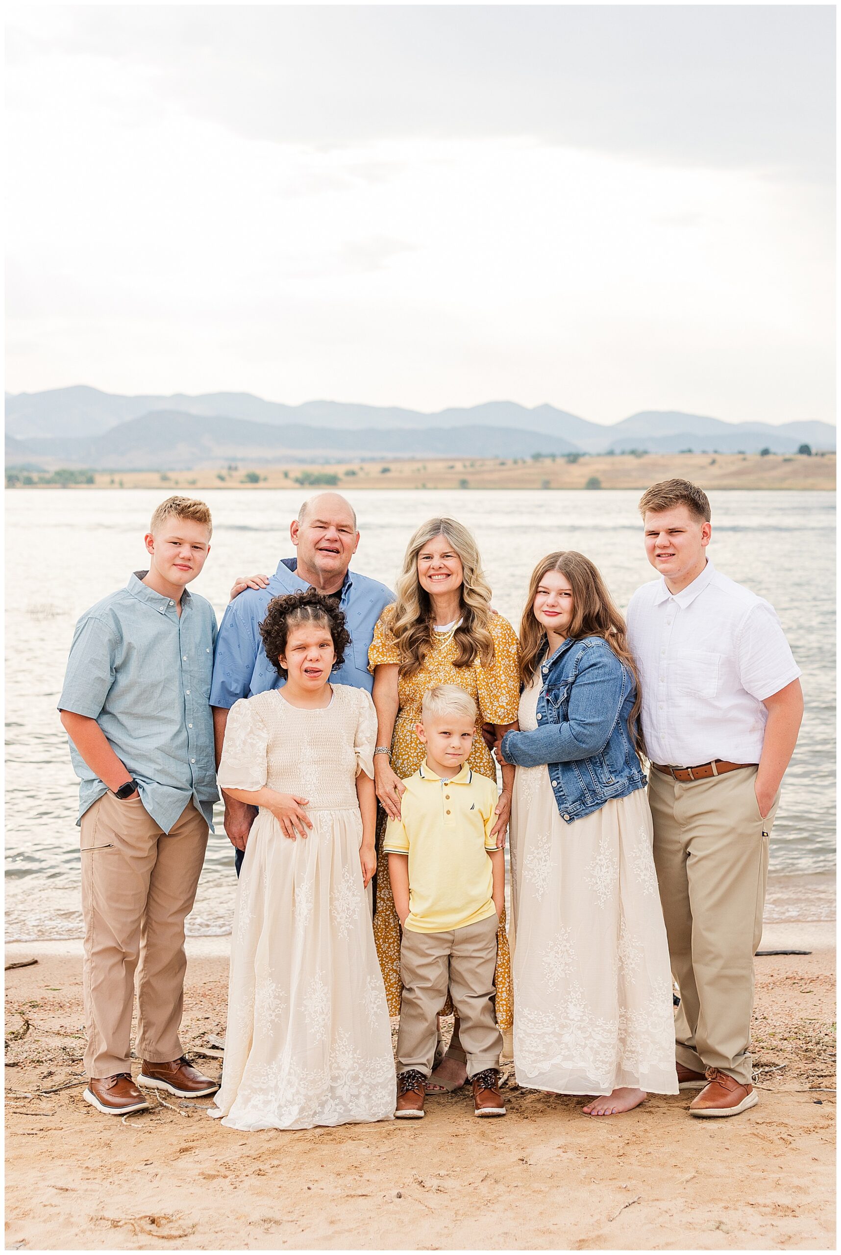 outdoor family session is Denver Colorado with light and airy family photographer Catherine Chamberlain Photography