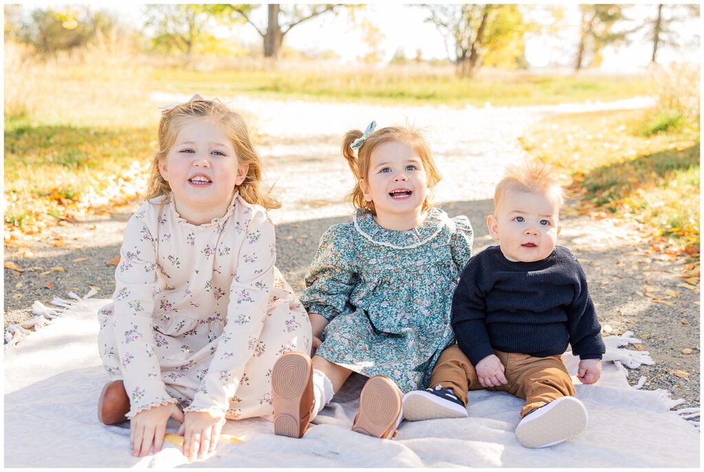Fall mini morning session with family photographer from Longmont, CO Catherine Chamberlain Photography light and airy editing style