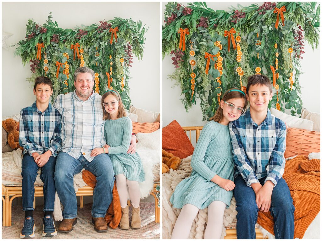 Indoor light and airy Christmas mini session with Catherine Chamberlain Photography of Longmont, Colorado