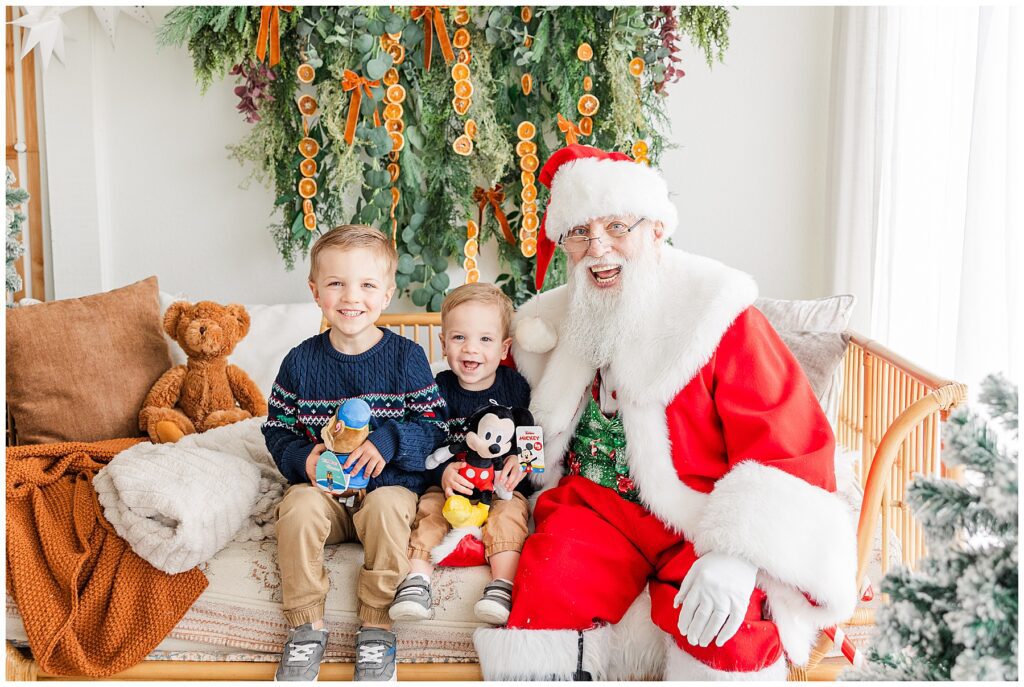 Milk, Cookies, and Big Reflections From a Simple Santa Session